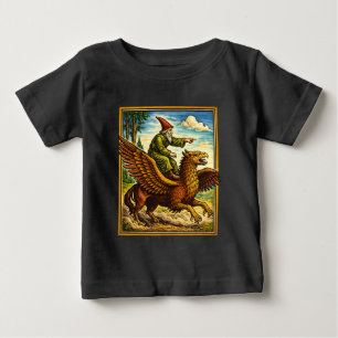 Camiseta de Fantasia Retro Medieval com Cavaleiro
