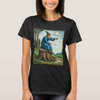 Camiseta de Fantasia Retro Medieval de Cavaleiro d