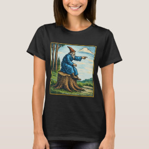 Camiseta de Fantasia Retro Medieval de Cavaleiro d