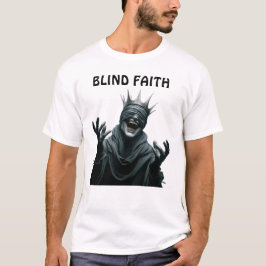 Camiseta de Fantasia Sombria Fé Cega Gótica