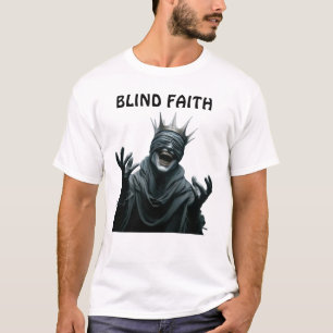Camiseta de Fantasia Sombria Fé Cega Gótica