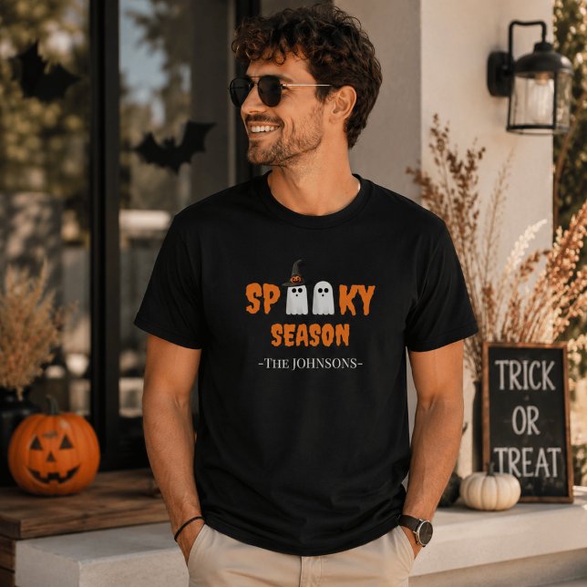 Camiseta de Fantasma da Temporada Assustadora – Ca (Criador carregado)