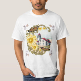 Camiseta de farol de borboleta
