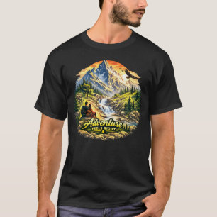 Camiseta de Férias Adventure Feels Right EUA