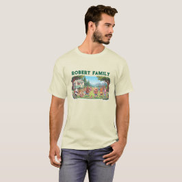 Camiseta de Férias de Acampamento Fofo com Nome da