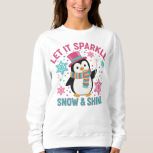 Camiseta de Férias de Pinguim Fofo – Deixe Brilhar