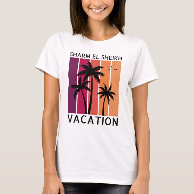 Camiseta de Férias de Sharm El Sheikh (Frente)