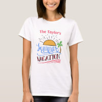 Camiseta de Férias de Verão