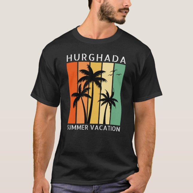 Camiseta de Férias de Verão em Hurghada (Frente)