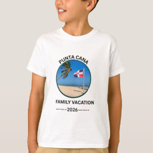 Camiseta de Férias em Família em Punta Cana Repúbl
