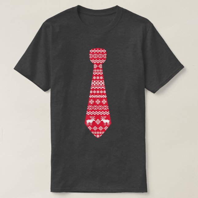 Camiseta de Férias Feliz de Natal Vermelho (Frente do Design)