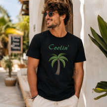 Camiseta de Férias Tropicais da Palmeira Relaxante
