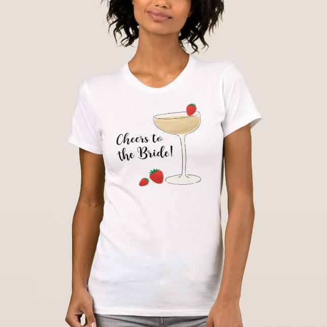 Camiseta de Festa de Despedida de Solteira (Frente)