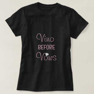 Camiseta de festa de despedida de solteira Black V
