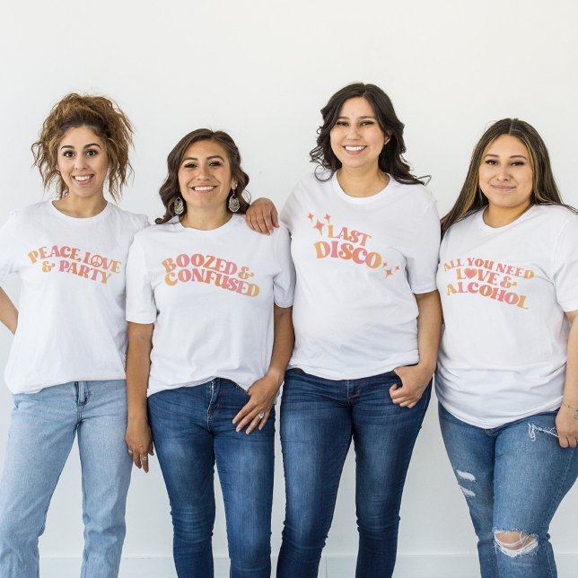 Camiseta de festa de despedida de solteira disco r (Criador carregado)