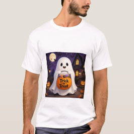 Camiseta de festa de Halloween com truque ou trave