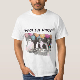 Camiseta de festa esqueleto Viva La Vida