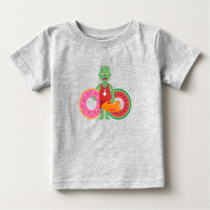 Camiseta de festa na piscina salva-vidas zumbi