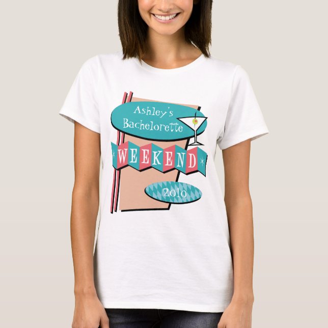Camiseta de fim de semana da Bachelorette (Frente)