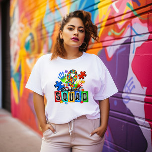 Camiseta de Fita de Sensibilização para o Autismo
