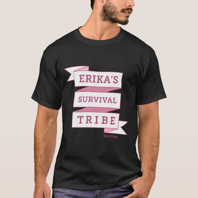 Camiseta de Fita de Sobrevivência de Erika (com ci (Frente)