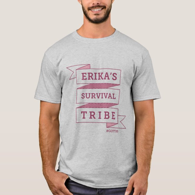 Camiseta de Fita de Sobrevivência de Erika (com ci (Frente)