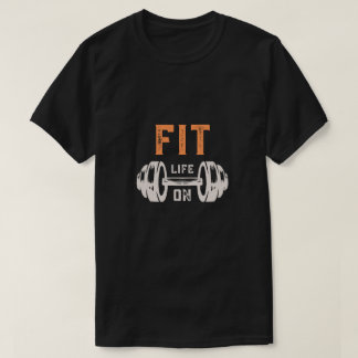 Camiseta de Fitness Barbell Fitness Life