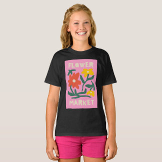 camiseta de flor
