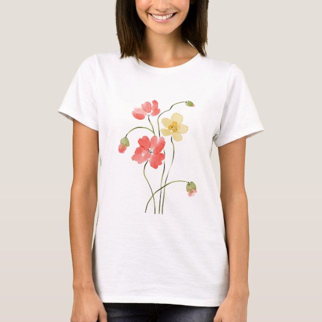 Camiseta de flor picante (Frente)