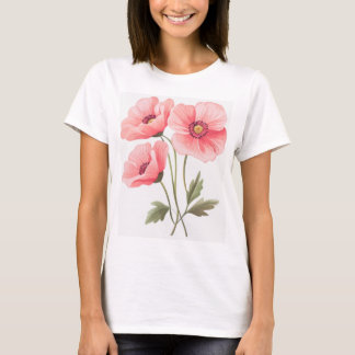 Camiseta de flores bonito