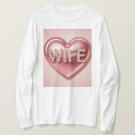 Camiseta de Flores de Coração Rosa