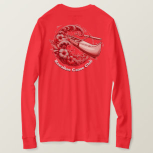 Camiseta de folhas compridas da KCC