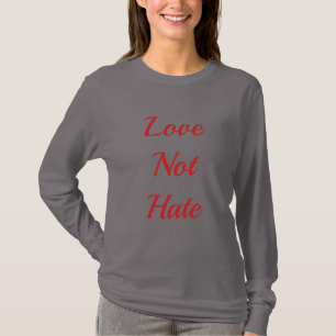 Camiseta de folhas compridas de Cinza de fumo