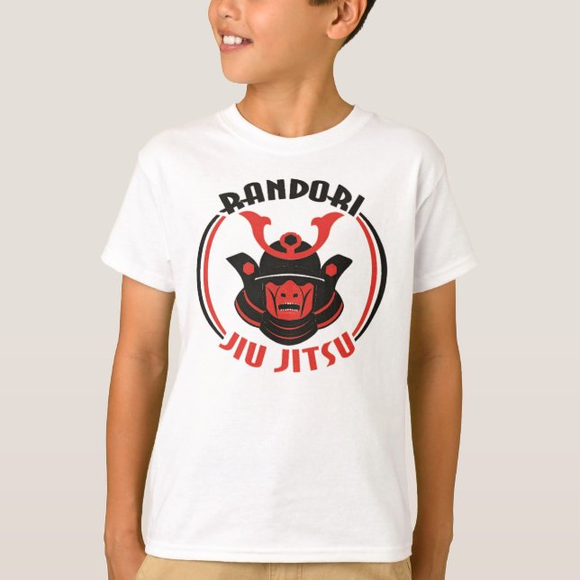 Camiseta de folhas compridas Randori Jiu Jitsu (Frente)