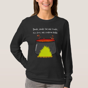 Camiseta de folhas longas das mulheres de Hallowee
