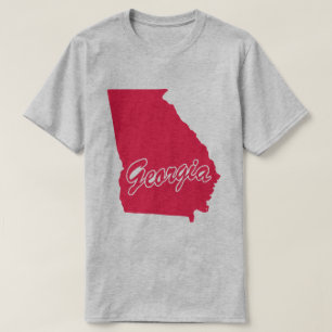 Camiseta de Forma do Estado da Geórgia