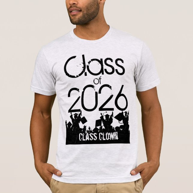 Camiseta de Formatação de Palhaços de Classe e Cla (Frente)