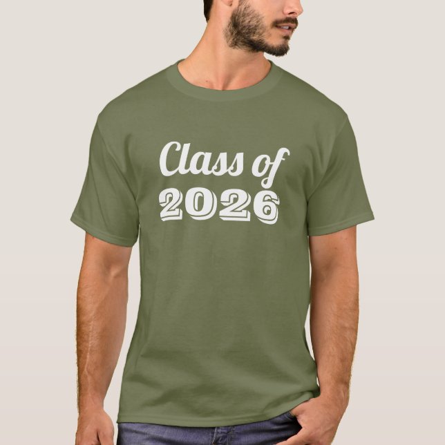 Camiseta de Formatura da Turma de 2026 (Frente)