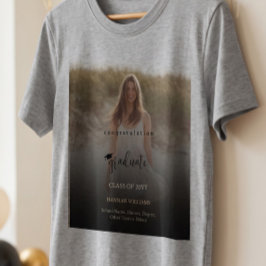Camiseta de Formatura Personalizada com Nome e Fot