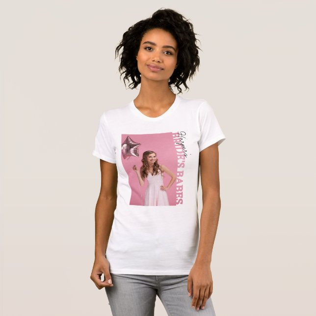 Camiseta de Foto das Amigas da Noiva | Presente Pe (Frente Completa)