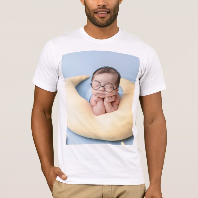 Camiseta de Foto de Bebê Fofa (Frente)
