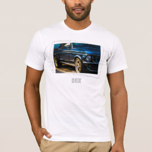 Camiseta de Foto de Carro Antigo Clássico