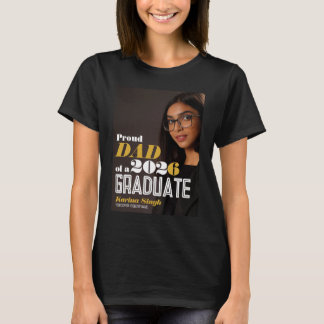 Camiseta de Foto de Formatura de Mãe Orgulhosa – M