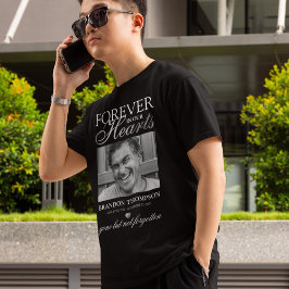 Camiseta de Foto Memorial Para Sempre em Nossos Co
