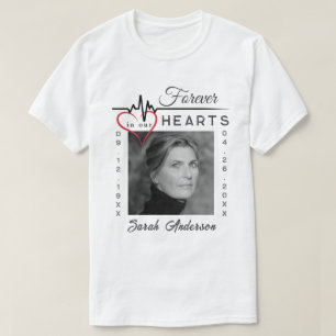 Camiseta de Foto Memorial Para Sempre em Nossos Co