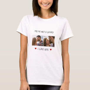 Camiseta de Foto Romântica – Presente do Dia dos N