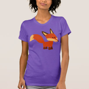 Camiseta de Fox Mulheres de Astute, Cute