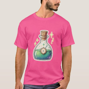 Camiseta De Frasco De Poção Whimsical