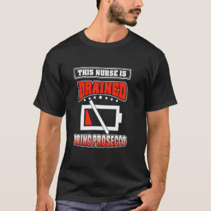 Camiseta de Frase Engraçada Esta Enfermeira Está D