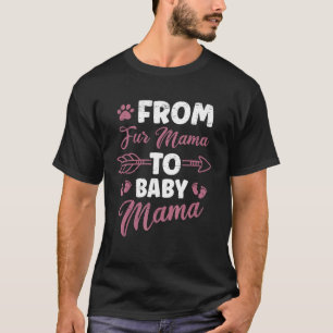 Camiseta De Fur Mama para Baby Mama Feliz Dia das Mães Filh